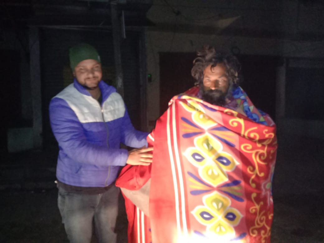 New Year Celebration With Blanket Distribution